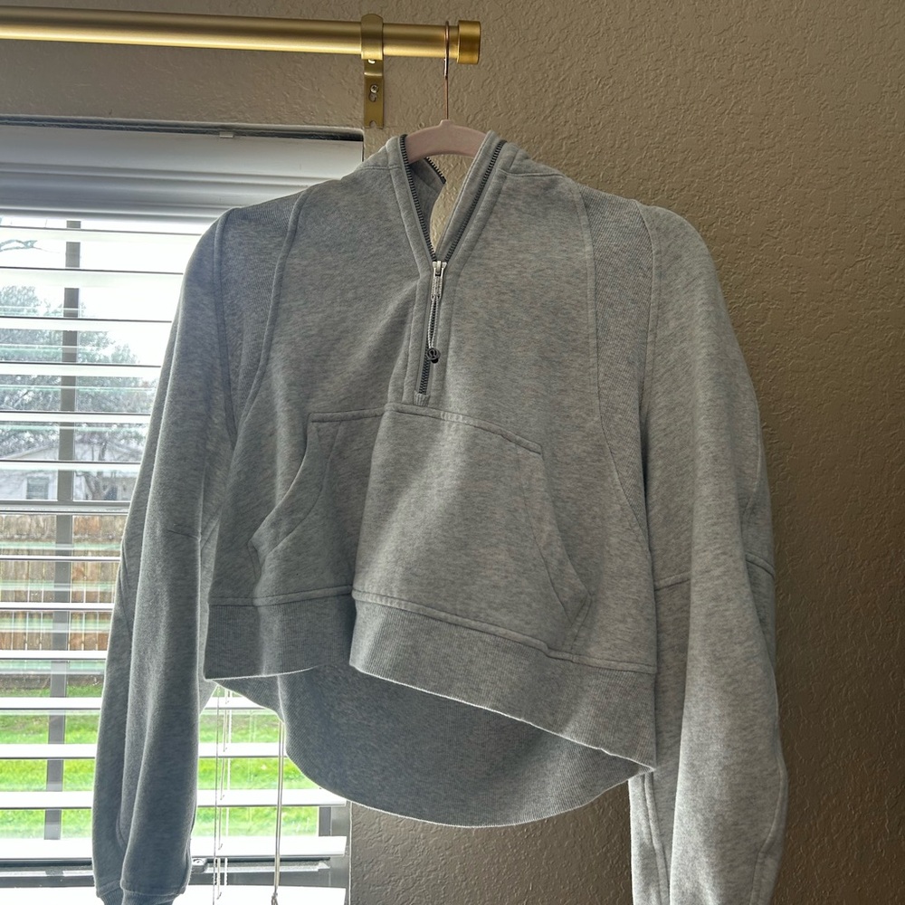 Lululemon Athletica Gray Half-Zip Pullover